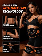 Load image into Gallery viewer, EMS Muscle Stimulator 5-Piece Set - Rechargeable Ab, Arms &amp; Legs Stimulator for Core Strength, Body Toning &amp; Workout Recovery, Suitable for Men &amp; Women
