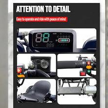 Load image into Gallery viewer, 48V Electric Off-Road Go Kart Adults/Kids - 1500W Motor 12-37MPH, 8&#39;&#39; Alum Wheels (Black)
