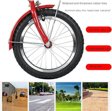 Load image into Gallery viewer, Black, Style 2, Adult Tricycle,16 inch 3-Wheels Trike Bicycle Lightweight Foldable Bikes for The Elderly, Human-Powered Pedal Tricycle
