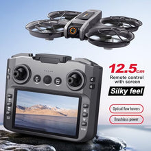 Load image into Gallery viewer, OBEST RC Drone With Screen On Controller (5.9in), Brushless Motor Drone with Dual Cameras
