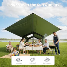 Load image into Gallery viewer, ABORON 4-6 Person Inflatable Camping Tent, Easy Setup Air Tent with Pump
