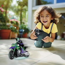 Load image into Gallery viewer, LEXiBOOK RC18, Crosslander Radio Road Motorcycle, up to 12km/h, Perfect Balance, Light Effects
