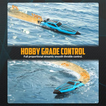 Load image into Gallery viewer, volantexrc Brushless RC Boats for Adults, 30+MPH Fast Remote Control Boat (79705 Blue)
