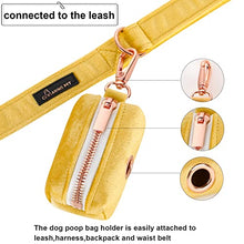 Load image into Gallery viewer, ARING PET Dog Poop Bag Holder, Velvet Doggy Waste Bag Dispenser Attach to Any Leashes, Portable Washable Pet Waste Pouch Dispenser with Metal Zipper
