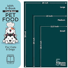 Load image into Gallery viewer, Dog Food Mat - 24x15 Raised Edges Dogs Mat for Food and Water Prevent Spill, Waterproof Cat Food Mats Protect Floors, Easy Clean Dog Bowl Mats for Food and Water, Silicone Pet Feeding Placemats
