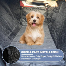 Load image into Gallery viewer, CoSofSLIP Dog Car Seat Cover for Pets Waterproof Seat Cover Hammock Scratch Proof Nonslip Back Seat Pet Bed Mat for Travel Durable Soft Back Seat Covers for Cars Trucks and SUVs (23.5 x 51 inch)
