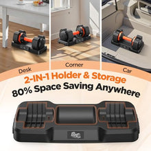 Load image into Gallery viewer, Adjustable Dumbbells Set 25LB, Weights Dumbbells Set 5/10/15/20/25lbs, dumbbell set 2 (25, Pounds)

