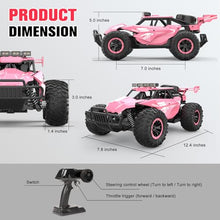 Load image into Gallery viewer, 1:12 Scale 13 Inch All Terrains RC Truck with Flashing Chassis Lights
