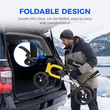 Load image into Gallery viewer, BlessReach Economy Knee Scooter Steerable Knee Walker for Foot Injuries Compact Crutch Alternative with Dual Braking System (Yellow)
