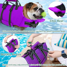 Load image into Gallery viewer, Fragralley Dog Life Jacket with Self-Locking Zipper, High-Buoyancy Ripstop Dog Swimming Vest, Floating Vest with Rescue Handle for Swimming and Boating, PFD Available for Small, Medium, and Large Dogs
