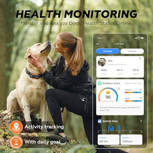 Load image into Gallery viewer, DBDD AI GPS Tracker for Dogs (30lbs+) - Real-Time Location &amp; AI Health Assistant, Electronic Fence Collar for Escape Artists, Waterproof Dog GPS Tracker for Medium Large Dogs, iOS Android

