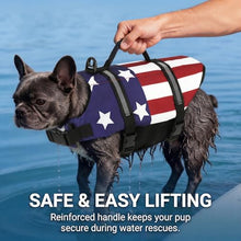 Load image into Gallery viewer, Doglay Dog Life Jacket, Dog Life Vest for Swimming Boating, Adjustable Puppy Life Jacket with Reflective Stripes, Superior Buoyancy Pet Swimming Vest for Small Medium and Large Dogs
