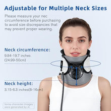 Load image into Gallery viewer, Sanivor Neck Traction Device - Adjustable Inflatable Neck Stretcher,Lightweight Neck Support Brace for Cervical Spine Decompression,Pain Relief Neck Decompression Tension Relief FSA or HSA Eligible
