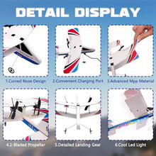 Load image into Gallery viewer, Rc Plane, Remote Control Airplane for Boys Kids 8-12 Adults Toy Flying Airplane Skyriders Rc Jet
