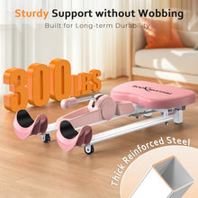 Load image into Gallery viewer, BODY RHYTHM Leg Stretcher - Split Machine for Leg Stretching - Flexibility Stretching Equipment - Ballet, Yoga, Dance, Martial Arts, MMA - Home Yoga Gym Fitness (Pink)

