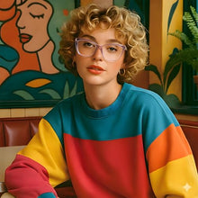Load image into Gallery viewer, DOERAYM Blue Light Glasses for Woman: Amber Tint Reading Glasses for Night Shift Nurses &amp; Office Workers
