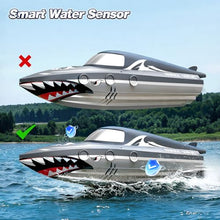 Load image into Gallery viewer, Shark RC Boat for Kids &amp; Adults,2.4GHz High Speed Remote Control Racing Boat W/ Dual Battery 50 Min Runtime,Waterproof
