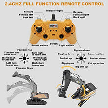 Load image into Gallery viewer, NAM Remote Control Excavator Toy 1/14 Scale  Excavator, 22 Channel Upgrade Full Functional Construction Vehicles
