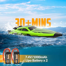 Load image into Gallery viewer, volantexrc Brushless RC Boats for Adults, 30+MPH Fast Remote Control Boat (79705 Green)
