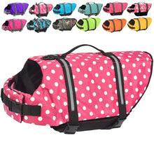 Load image into Gallery viewer, Doglay Dog Life Jacket with Rescue Handle, Dog Life Vest for Swimming Boating, Adjustable Reflective Puppy Swim Vest with Superior Buoyancy for Small Medium Large Dogs
