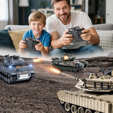 Load image into Gallery viewer, Supdex 1/18 M1A2 Abrams RC Tank, 2.4G Remote Control Tank That Shoot BBS with Smoke, Sound and Lights
