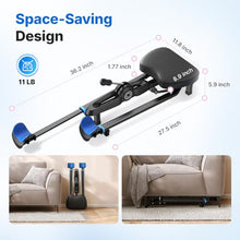 Load image into Gallery viewer, MERACH Split Machine, Stretching Equipment for Flexibility, 180° Leg Stretcher with 6-Level Length Adjustment &amp; Comfortable Pad, Home Stretch Machine for Dance, Gymnastics, 300lbs Capacity (Black)

