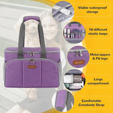 Load image into Gallery viewer, Becivi Dog Cat Grooming Bag for Vacuum,Scissors,Dog Grooming Kit Supplies
