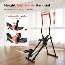 Load image into Gallery viewer, Stair Stepper for Home Gym, Foldable Vertical Climber Workout Machine,- (BLACK)
