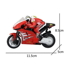 Load image into Gallery viewer, Mini Jump RC Motorcycle for Adult, Simulation Electric Remote Control Motorcycle, High Speed RC Stunt Drift Bike Racing Vehicle Model Gift
