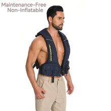 Load image into Gallery viewer, Poesidon Adjustable Lightweight Breathable Water Safety Life Jacket | Classic Unisex Design | Multi-Functional Dual Storage Pockets | Suitable for Various Water Activities
