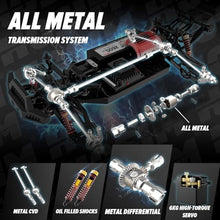 Load image into Gallery viewer, High Speed Monster Truck Hobby Remote Control Car, Waterproof RC Truck 4x4 All Terrain Buggy Toy

