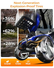 Load image into Gallery viewer, IQIRAF Foldable Mobility Scooters for Seniors,Blue Powered Electric Mobility Scooter,330LBS Capacity,15.5-Mile Range,4 Wheel Lightweight Mobility Scooters for Adults,Folding Travel Motorized Scooter
