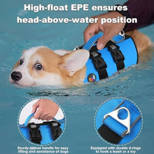 Load image into Gallery viewer, Dogcheer Dog Harness Life Jacket, High Buoyancy Neoprene Dog Life Vest for Swimming Boating, Adjustable Puppy Swim Vest Reflective Pet Float Vest for Small Medium Large Dogs - Blue, XS
