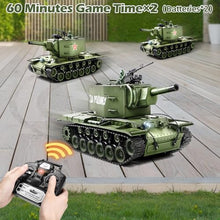 Load image into Gallery viewer, Supdex 1/18 Soviet Union KV2 RC Tank, 2.4G Army Model Toy with Smoke, Sound and Lights
