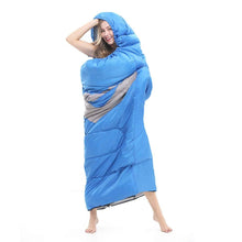 Load image into Gallery viewer, SIDUFHAOPKLL Envelope Camping Sleeping Bag for Adults, Youth，Kids &amp; Boys,Portable for Traveling Hiking Waterproof Lightweight Outdoor Sleeping Bags(D,1.8kg)
