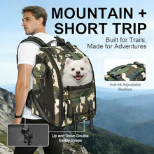 Load image into Gallery viewer, Aimease Dog Carrier Backpack for Medium Dogs up to 22 IBS, Dog Hiking Backpacks with Multi Compartment Storage &amp; Adjustable Straps, Waterproof Pet Backpack for Climbing Cycling
