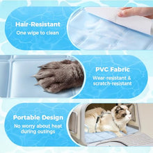 Load image into Gallery viewer, linseyCove Dog Cooling Mat, 2026 Upgraded Cool Gel Mat with Long-Lasting Cool, Waterproof Fabric Portable Cooling Pad for Pets, Pressure-Resistant &amp; Foldable Summer Mat for Indoor/Outdoor Use (Pink)
