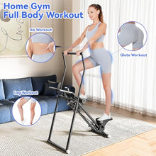 Load image into Gallery viewer, Stair Stepper &amp; Ab Machine by SEWD, 2-in-1 Cardio Workout Equipment with Adjustable Handlebar &amp; Large Pedals, 90% Pre-Assembled Fitness Equipment, Quickly Switch from Stepper to Abdominal Machine
