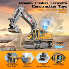 Load image into Gallery viewer, 17CH Remote Control Excavator Construction Toy for Boys
