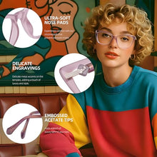 Load image into Gallery viewer, DOERAYM Blue Light Glasses for Woman: Amber Tint Reading Glasses for Night Shift Nurses &amp; Office Workers
