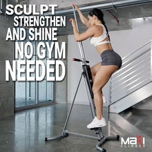 Load image into Gallery viewer, MaxiClimber 2.0 Vertical Climber Exercise Machine w/ Elastic Resistance System

