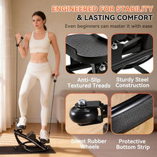 Load image into Gallery viewer, Rock Stepper - Steppers for Exercise at Home, Portable Stepper Side to Side with Digital Display &amp; Resistance Bands, 330 LBS Capacity Full Body Workout Low-Impact Knee-Friendly 3D Stair Stepper
