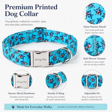Load image into Gallery viewer, ARING PET Summer Dog Collar for Small Medium Large Boy Dogs-Blue Shark M
