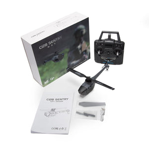 RC Helicopter with Camera for Adults, Black Hornet Aerial RC Vehicle Reconnaissance Aircraft Model, Three Batteries (RTF)