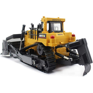 Remote Control Bulldozer 1/16 RC Front Loader Tractor Toy 2.4Ghz RC Construction Vehicles RC Dozer Toys