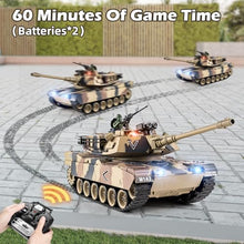 Load image into Gallery viewer, Supdex 1:18 RC Tank that Shoot BBS, 2.4G US M1A2 Remote Control Tank Model Truck Toys
