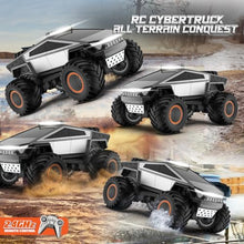 Load image into Gallery viewer, RC Cyber Truck Toy Car 1:16 Scale, Waterproof 4WD Amphibious, Remote Control for Kids 6+, All-Terrain Off-Road Pickup
