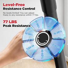 Load image into Gallery viewer, Winfita Magnetic Stair Stepper for Home, 77 LBS Peak Resistance with No Limited Adjustment, 2 Incline Levels, 12'' Extended Pedal, Folding Vertical Climber with 320 LBS Weight Capacity
