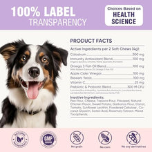 Load image into Gallery viewer, Dog Allergy Chews 200ct - Dog Allergy and Itching Skin Relief Anti Itch Aller Immune Bites for Dogs licking Paws Treatment Relief Itchy Chew Probiotics Vitamins for Skin and Coat Allergies - Chicken
