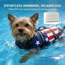 Load image into Gallery viewer, Doglay Dog Life Jacket for Swimming and Boating, Adjustable Puppy Life Vest with Reflective Stripes, Superior Buoyancy Pet Swimming Vest for Small Medium and Large Dogs
